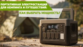 Портативная электростанция для кемпинга и путешествий: что взять в поход